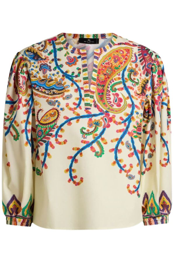 Etro Floral Paisley Print Blouse - Multicolour