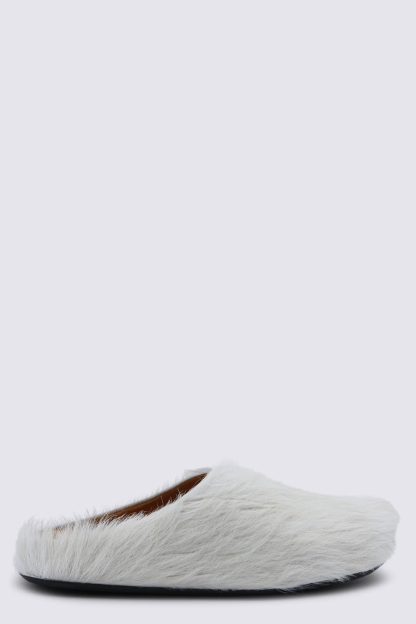 Marni Leather Sandals - White