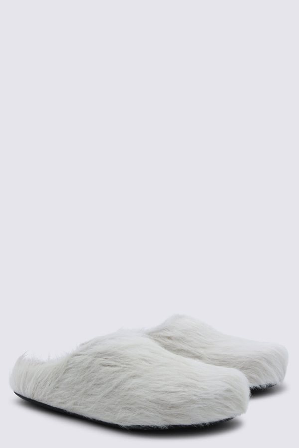 Marni Leather Sandals - White