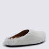 Marni Leather Sandals - White - Thumbnail 3
