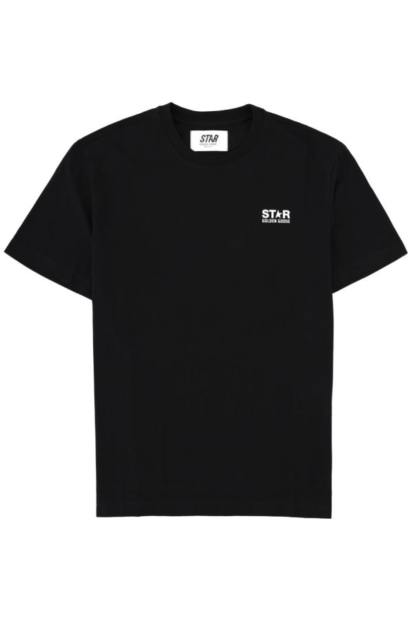 Golden Goose Logo Print Tee - Black