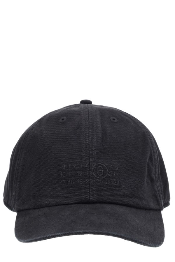 MM6 Maison Margiela Baseball Hat With Logo - Charcoal