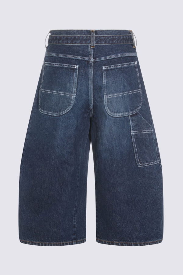 sacai Cotton Shorts - Blue