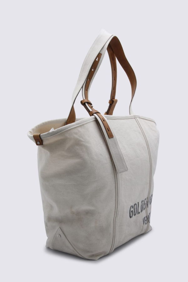 Golden Goose Cotton Tote - Beige