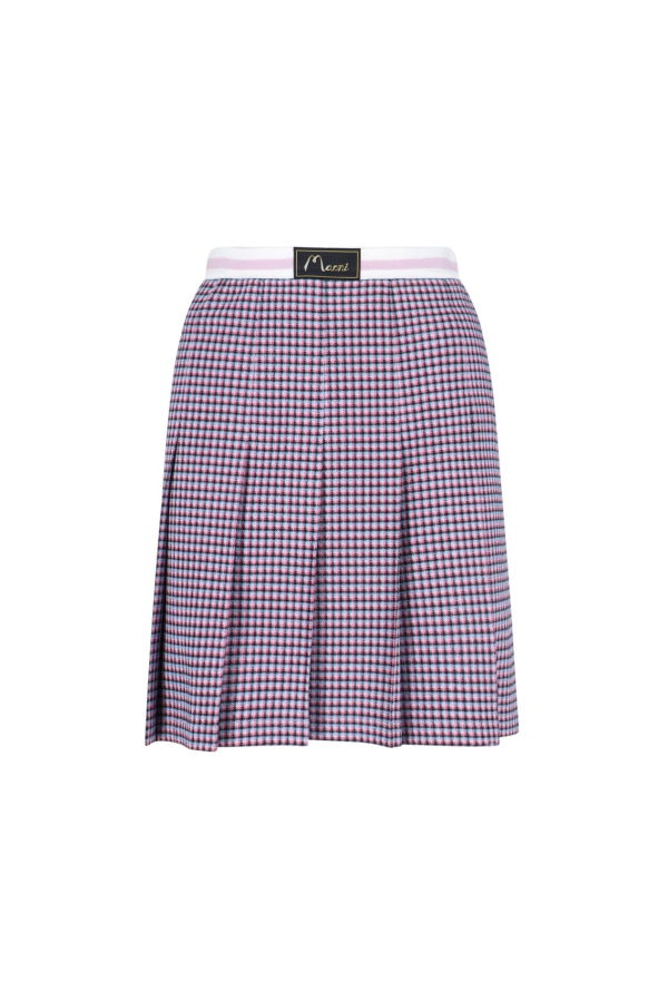 Marni Logo Midi Skirt - Purple