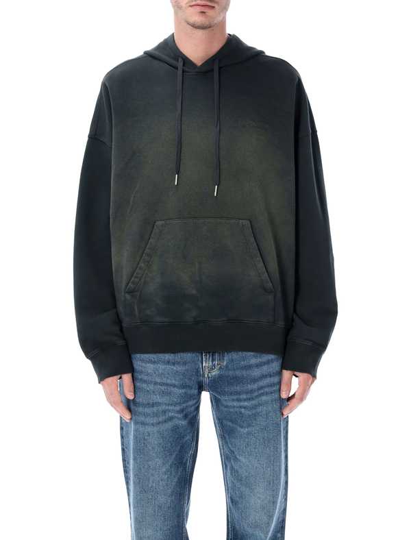 Golden Goose Bleached Hooded Sweatshirt - Black