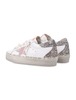 Golden Goose Hi Star Leather and Glitter Sneakers - WHITE/PINK/CINDAR - Thumbnail 4