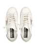 Golden Goose Super-Star White Nappa Sneakers With Pink Metallic Star - White/Pink/Grey - Thumbnail 2