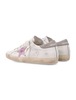 Golden Goose Super-Star White Nappa Sneakers With Pink Metallic Star - White/Pink/Grey - Thumbnail 4