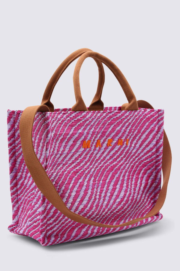 Marni Pink Tote - Cassis