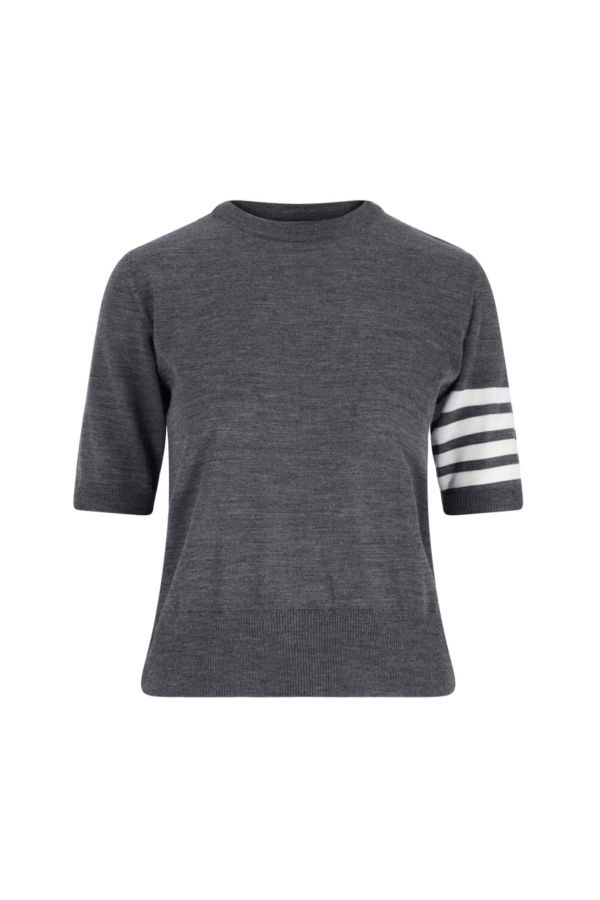 thom browne 4-Bar Sweater - Gray