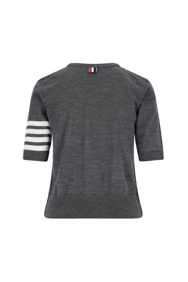 thom browne 4-Bar Sweater - Gray