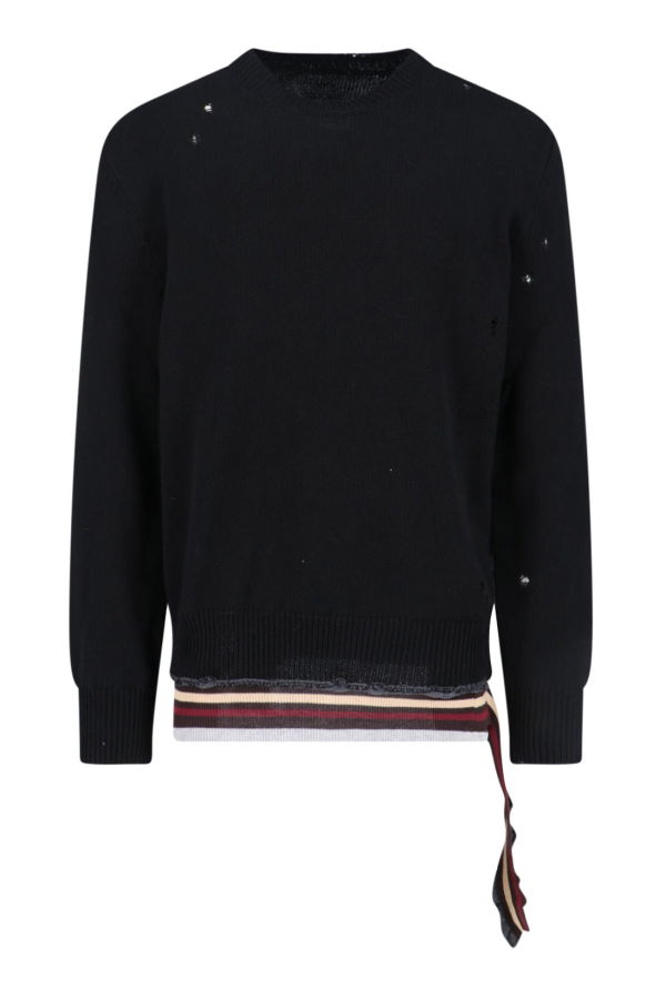 MM6 Maison Margiela Cotton Sweater - Black