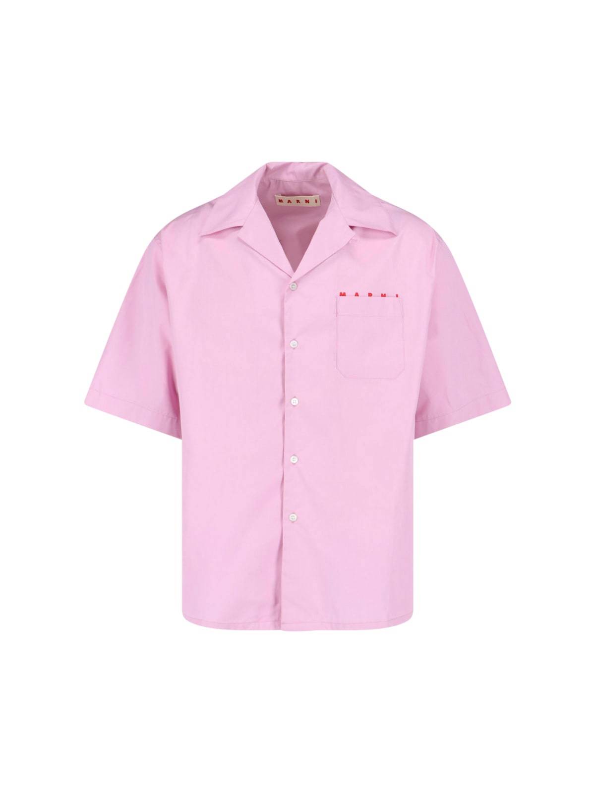 Marni Bowling Shirt - Pink - Image 1 of 3