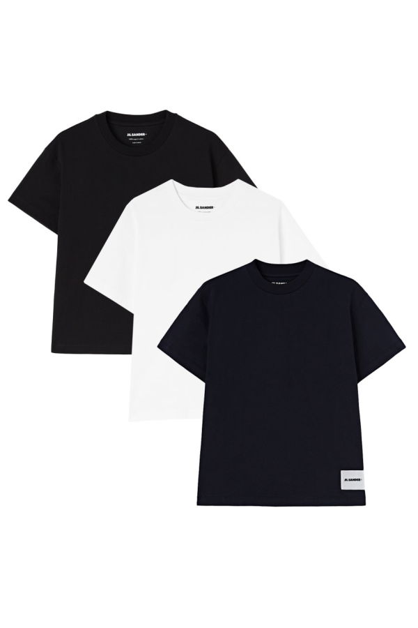 Jil Sander Pack Of Three T-Shirts - Multicolour