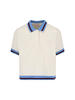 Marni Button Polo Shirt T-Shirt - Cream - Thumbnail 1