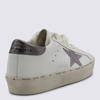 Golden Goose Leather Sneakers - White/Grey Lilac - Thumbnail 3