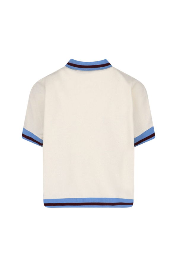 Marni Button Polo Shirt T-Shirt - Cream