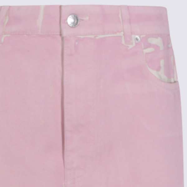 Marni Pink Cotton Jeans - Pink Gummy