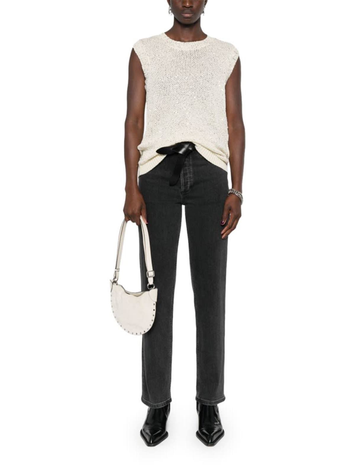 Golden Goose Melyssa With Sequins Top - Ivory - Image 2 of 3