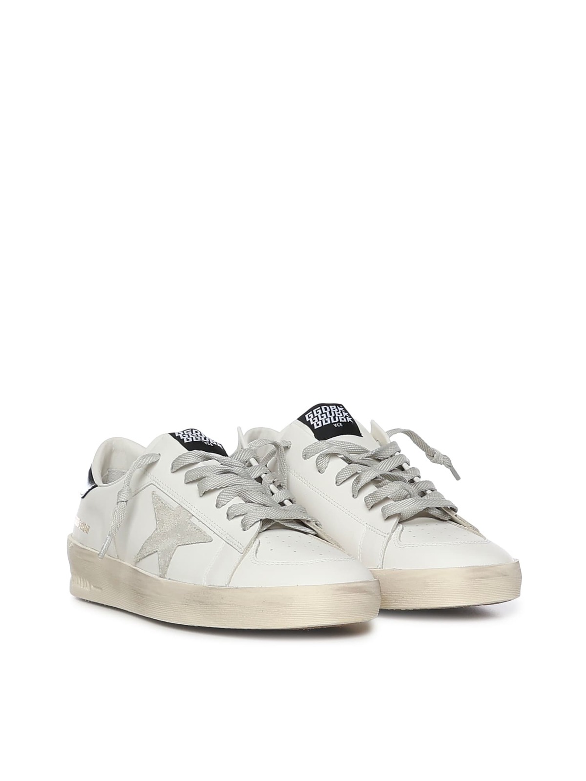 Golden Goose Stardan Leather Sneaker - White Ice Blue - Image 2 of 4