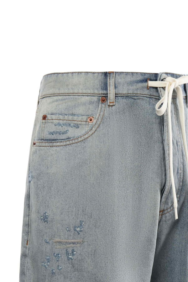 MM6 Maison Margiela Denim Shorts - Light Blue