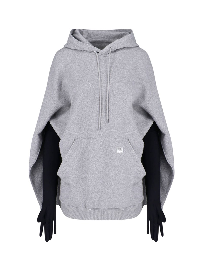 MM6 Maison Margiela Mini Dress With Gloves Dress - Gray