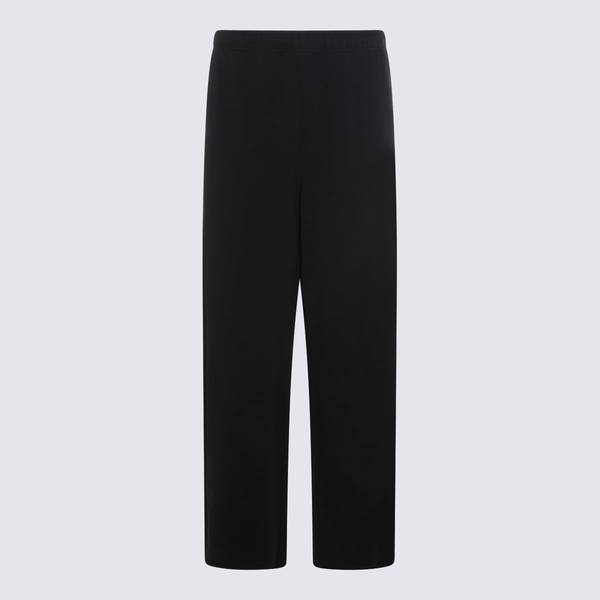 MM6 Maison Margiela Black Cotton Pants - Black