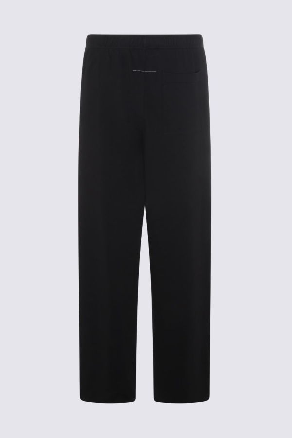 MM6 Maison Margiela Black Cotton Pants - Black