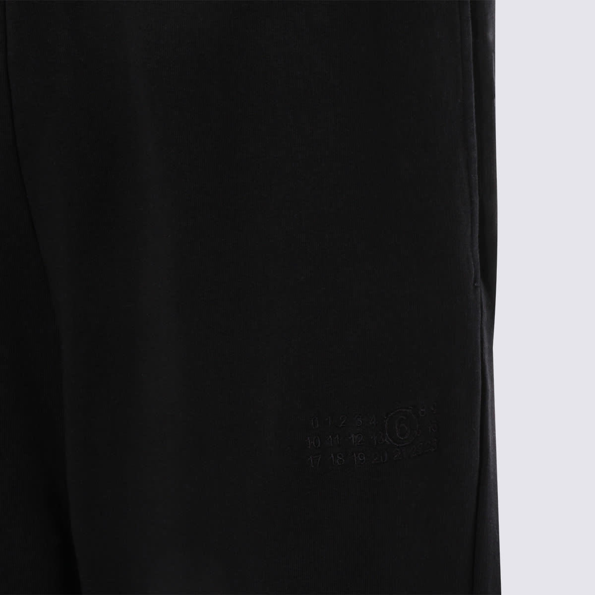 MM6 Maison Margiela Black Cotton Pants - Black - Image 3 of 3