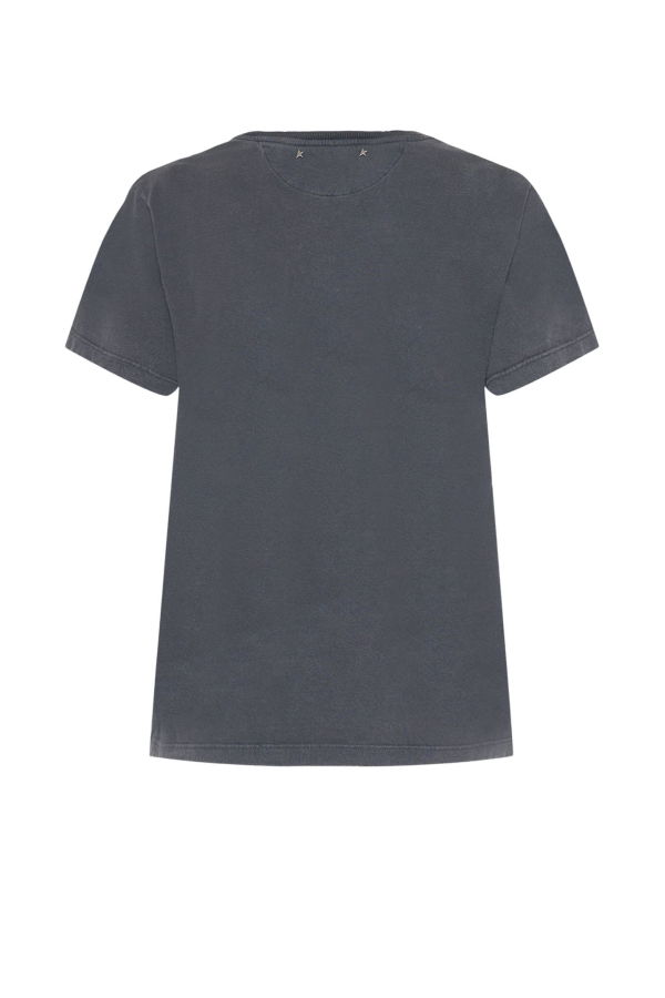 Golden Goose Distressed Cotton T-Shirt - Gray