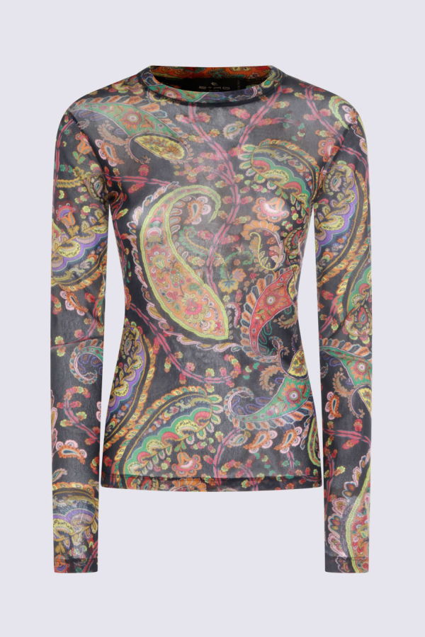 Etro Multicolor Top - Navy/Multi