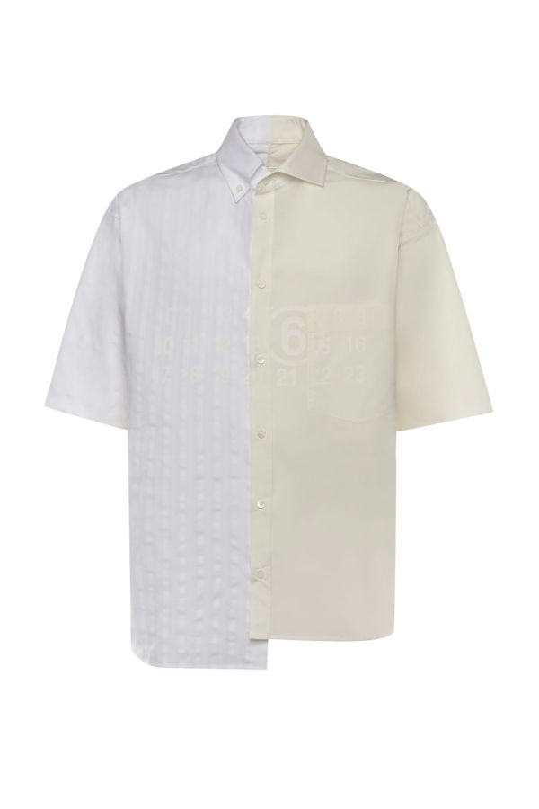 MM6 Maison Margiela Cotton Poplin Shirt - White