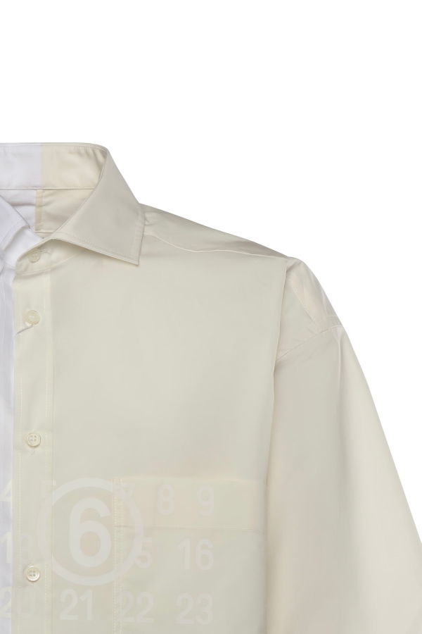 MM6 Maison Margiela Cotton Poplin Shirt - White