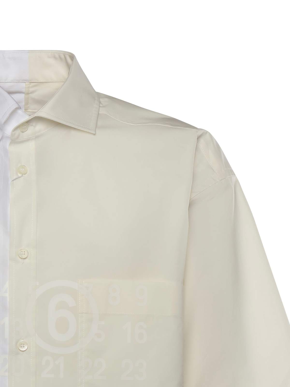 MM6 Maison Margiela Cotton Poplin Shirt - White - Image 2 of 3