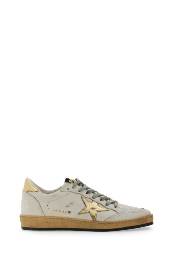 Golden Goose Ball Star Sneaker - Gold