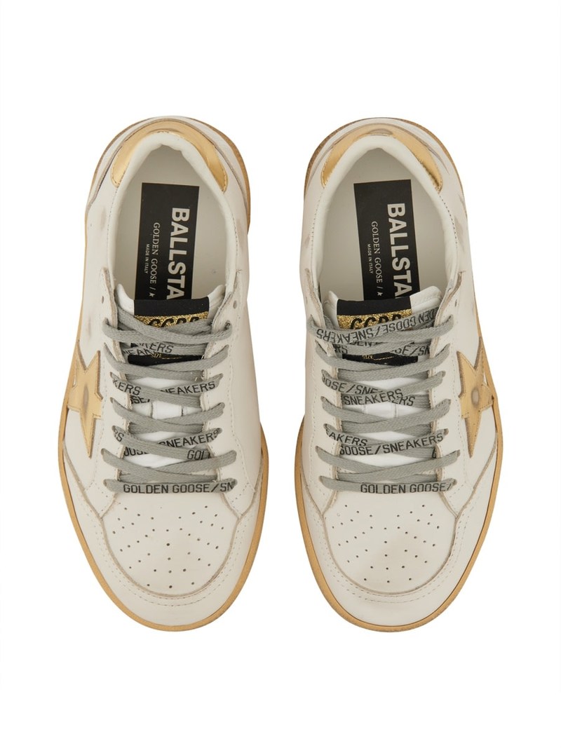 Golden Goose Ball Star Sneaker - Gold