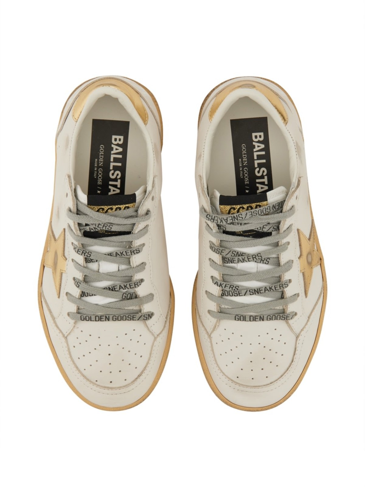 Golden Goose Ball Star Sneaker - Gold - Image 3 of 5
