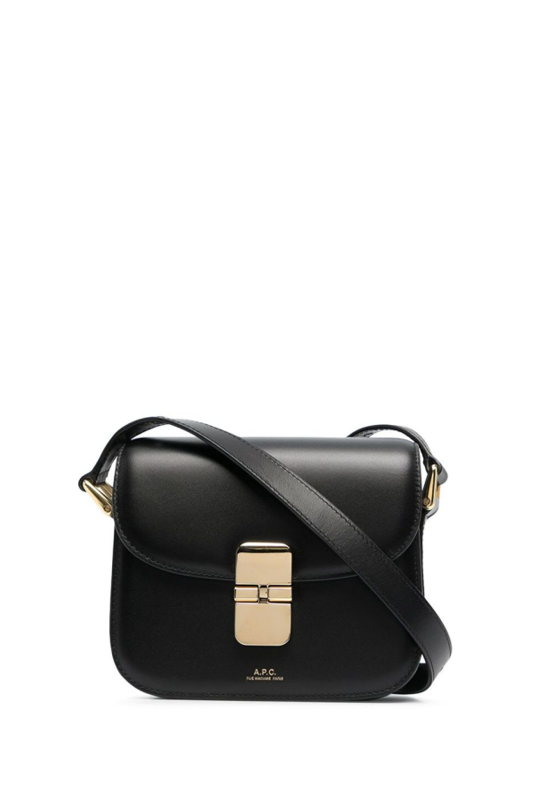 A.P.C. Grace Mini Crossbody Bag - Black