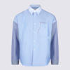 Marni Light Blue Cotton Shirt - Blue - Thumbnail 1