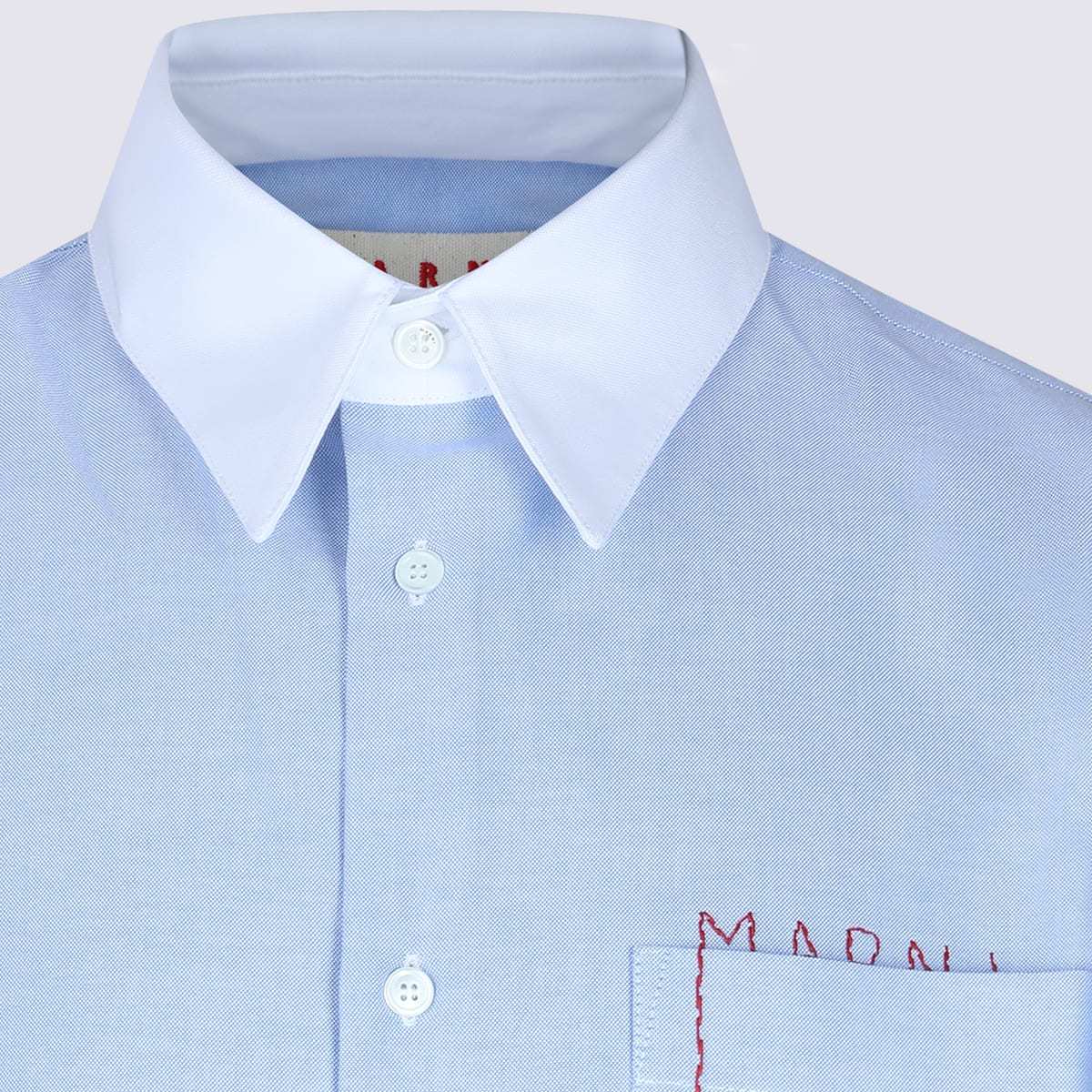 Marni Light Cotton Shirt - Blue - Image 3 of 4