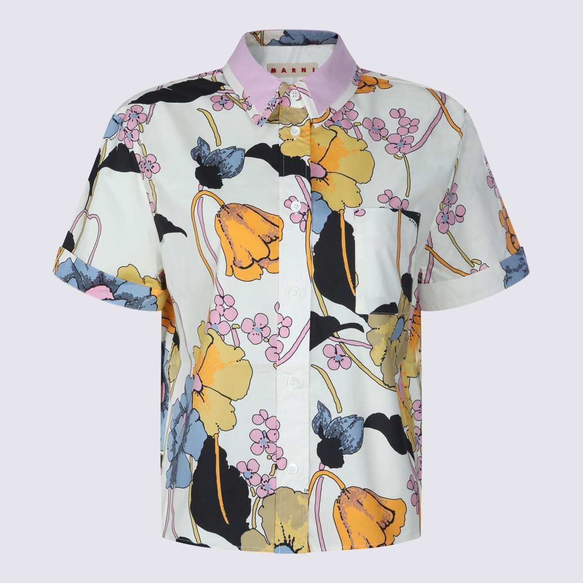 Marni White Cotton Shirt - Bone - Image 1 of 4