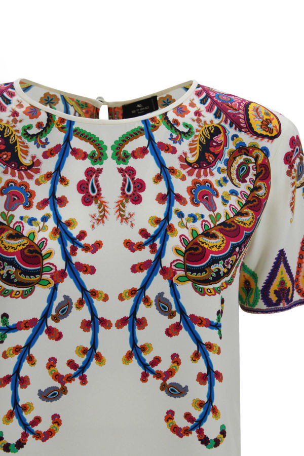 Etro Paisley Print T-Shirt - White