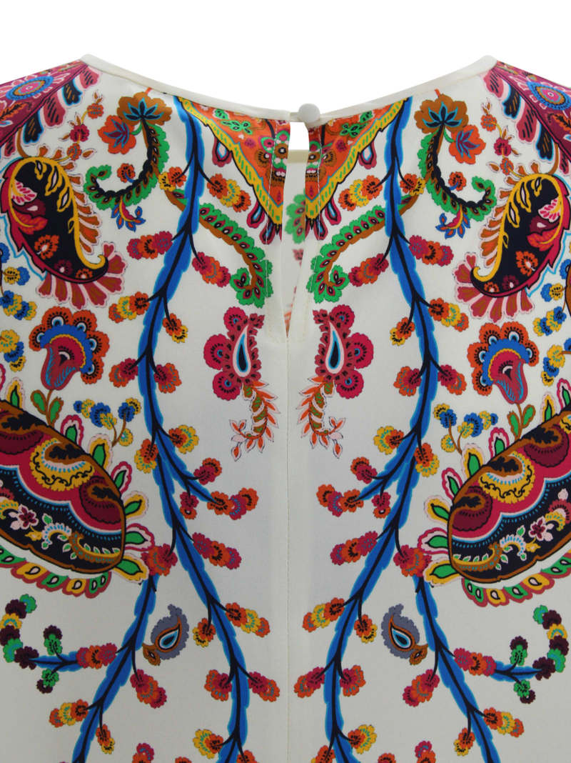 Etro Paisley Print T-Shirt - White