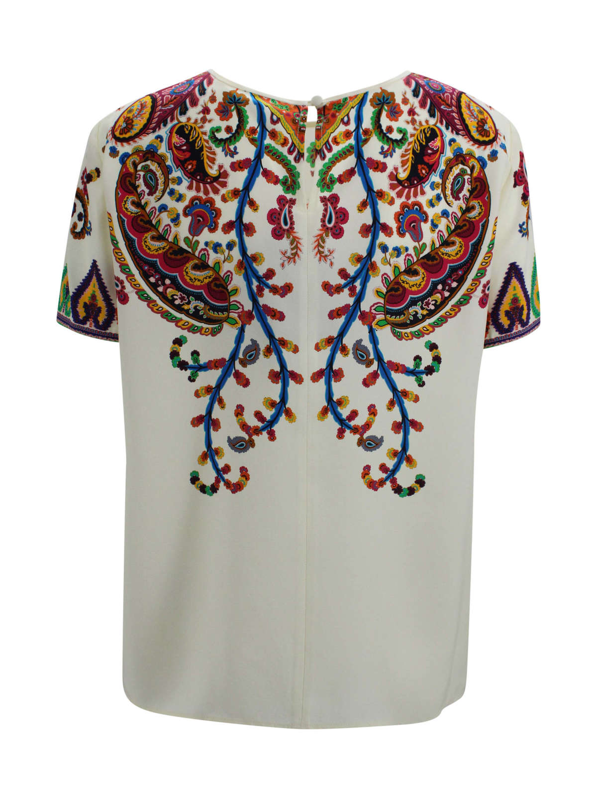 Etro Paisley Print T-Shirt - White - Image 5 of 5