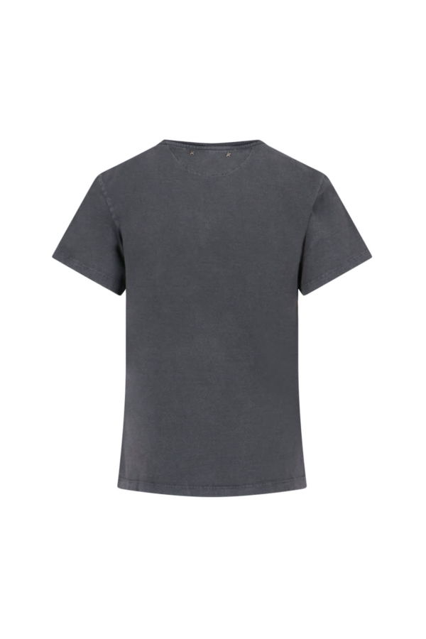 Golden Goose Logo T-Shirt - Charcoal