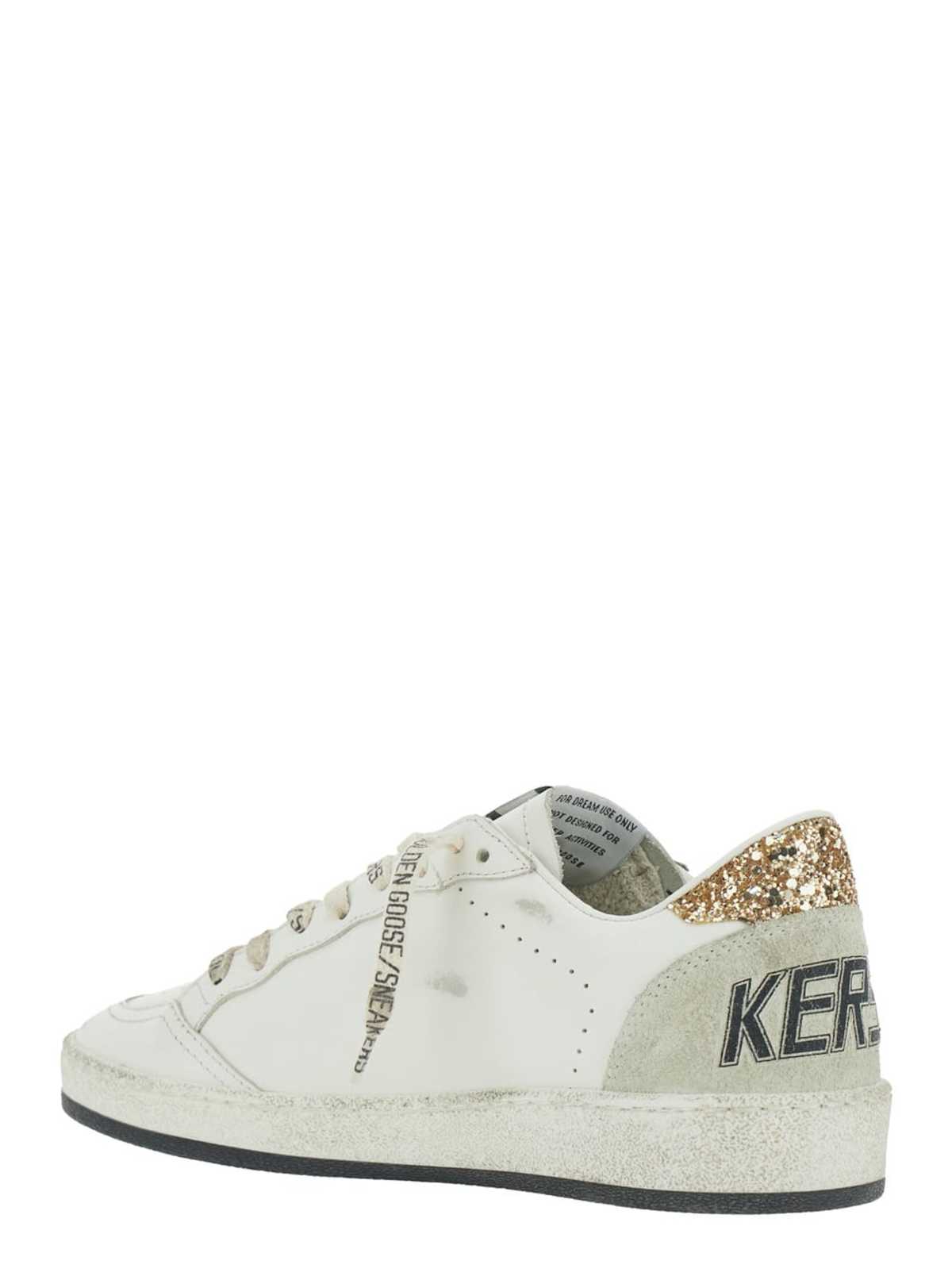 Golden Goose Ballstar Low Top Sneakers - White - Image 3 of 5