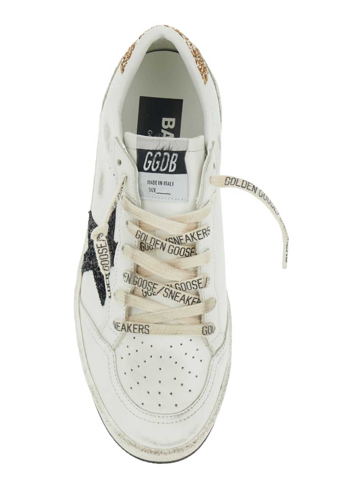Golden Goose Ballstar Low Top Sneakers - White - Image 4 of 5