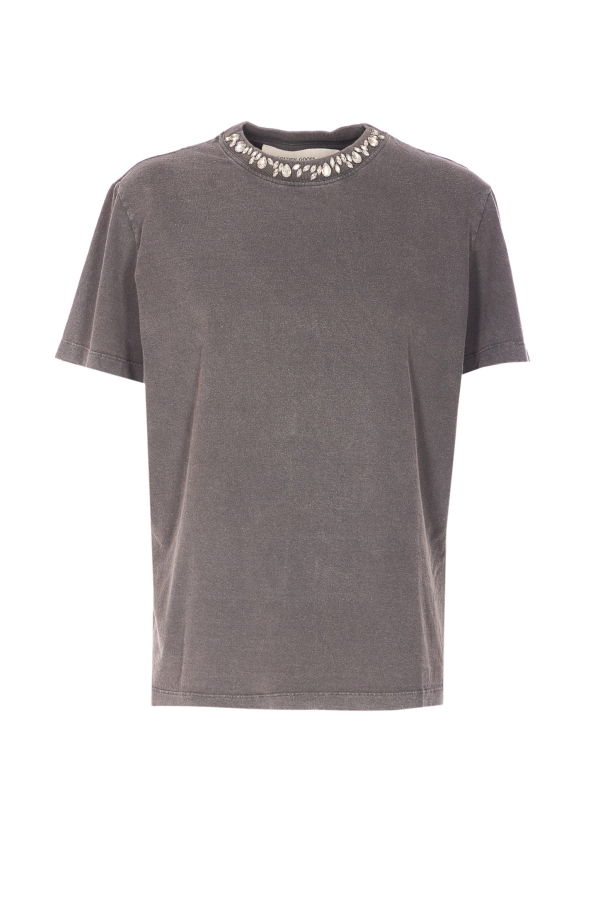 Golden Goose Crystals T-Shirt - Gray