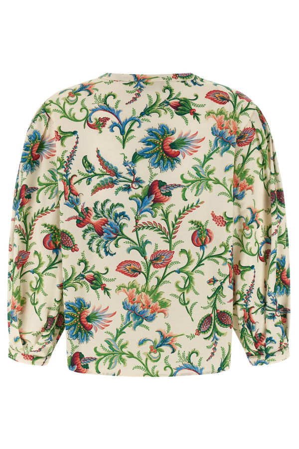 Etro Floral Cotton Blouse - Multicolor